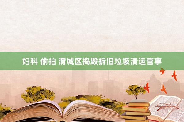 妇科 偷拍 渭城区捣毁拆旧垃圾清运管事