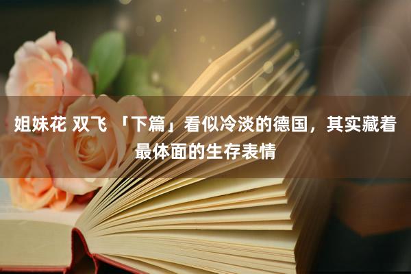 姐妹花 双飞 「下篇」看似冷淡的德国，其实藏着最体面的生存表情