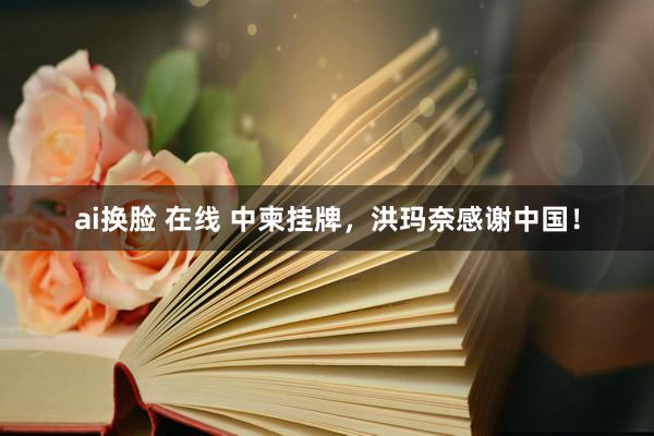 ai换脸 在线 中柬挂牌，洪玛奈感谢中国！